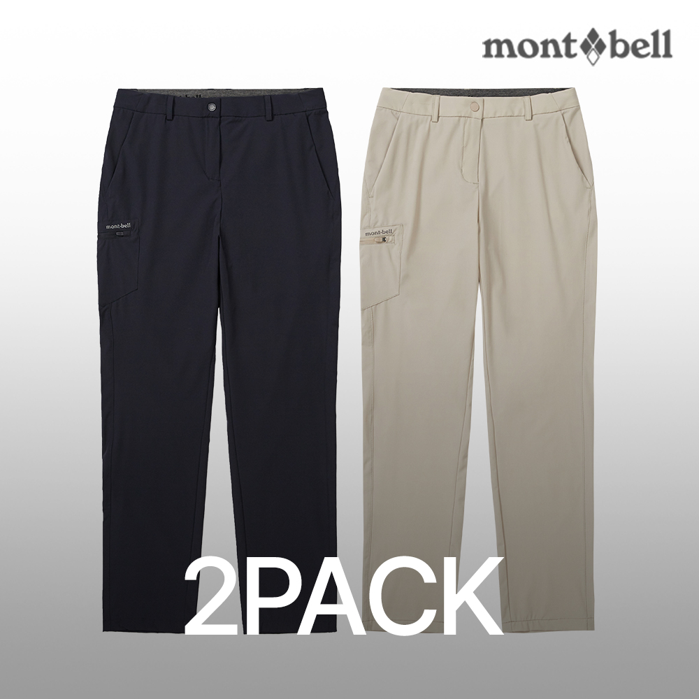 [2PACK] 몽벨 여성 퍼포먼스L 사이드 밴딩 롱 팬츠_MW3GMWPL200