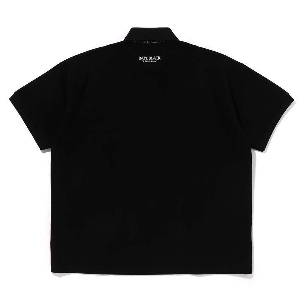 베이프 반팔티 BLACK PAISLEY PLACKET POLO SHIRT 1L30-112-305 - 상세 이미지 4