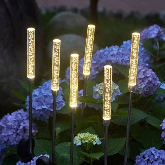 갈대조명 야외 LED 마당 정원 방수 갈대등 램프 스테인리스봉 60cm아크릴 샌딩봉 10cm - 상세 이미지 5