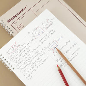 [SET] 뮤니드 스프링 파스텔 2분할 8mm 라인 수학 노트 4종 세트 실사용 후기 | 효과 있을까? - 상품 이미지 1