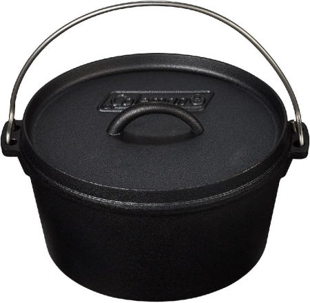 [해외]콜맨(Coleman) 쿠커 더치오븐 다리가없는 타입 2000039256 더치 오븐 12 인치