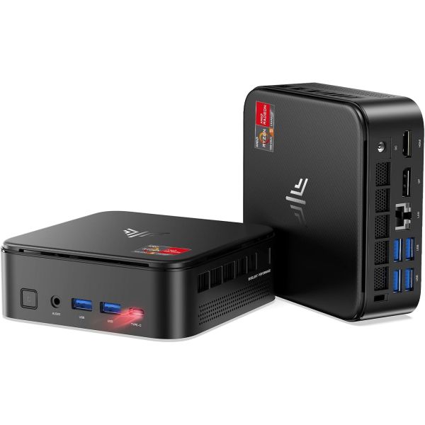 미니 PC AMD 라이젠 7 5800U 8C 16T 4 4대 GHz 32GB DDR4 512GB SSD 컴퓨터 듀얼 LAN 써포트 4K 60Hz 트리플 디스플 : 부자고래 6호