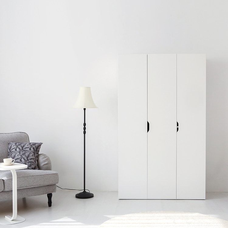 피크 3문 2단 옷장 화이트 2857.2293 1205x500x2000mm, 2단, 화이트 2857.2293 - 상세 이미지 2