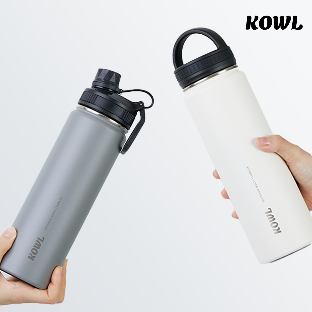 코울 아웃도어 손잡이 멀티 리드 빨대 진공 보온보냉 휴대용 스포츠 텀블러 650ml 이미지 7