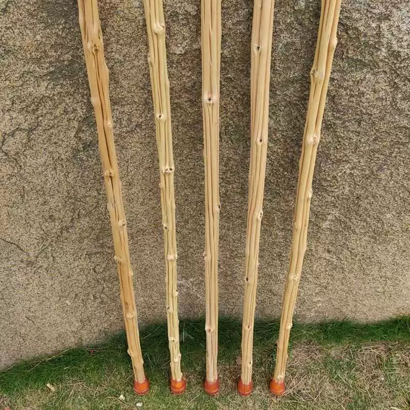 나무지팡이 노인정 원목 보조 장식 스틱 1.3m 길이 2.4-2.7cm 직경 - 상세 이미지 3