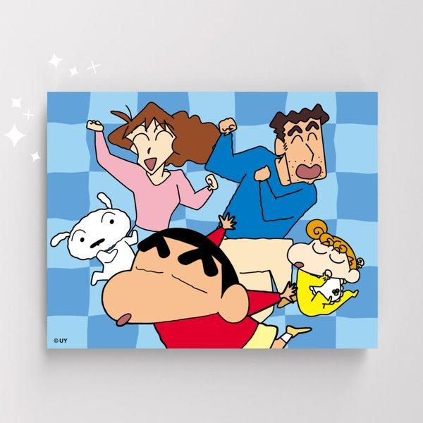 짱구 보석비즈 십자수 캔버스형 40x50cm 짱구네 댄스 - 상품 이미지