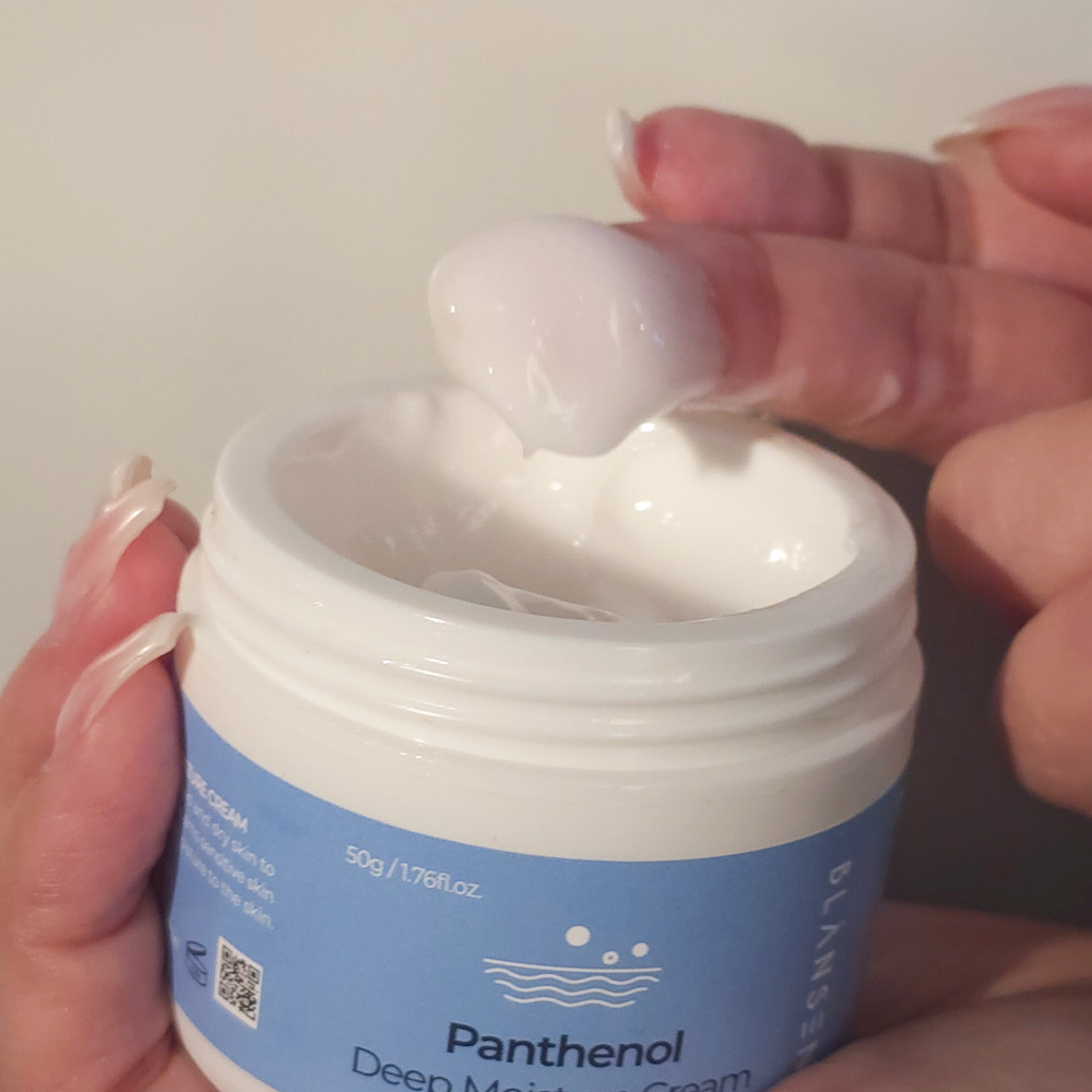 강력 보습 블랑센 판테놀 딥 모이스쳐 크림 50g D판테놀 히알루론산 주름개선 미백 기능성 - 상세 이미지 4