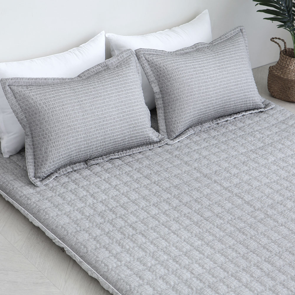 아르떼베딩 미끄럼방지 시어서커 시원한 여름 요커버 (요솜없음) 모던 5/8cm 공용