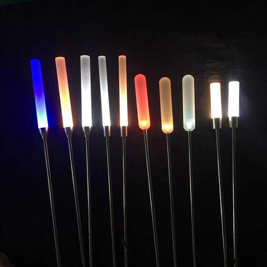 갈대조명 야외 LED 마당 정원 방수 갈대등 램프 스테인리스봉 60cm아크릴 샌딩봉 10cm - 상품 이미지