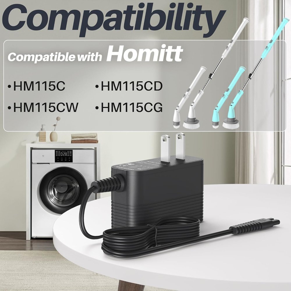 호미트 전기 회전 스크러버 충전기 HM115C 호환 9V 1A 안전보호 : 엄마직구28
