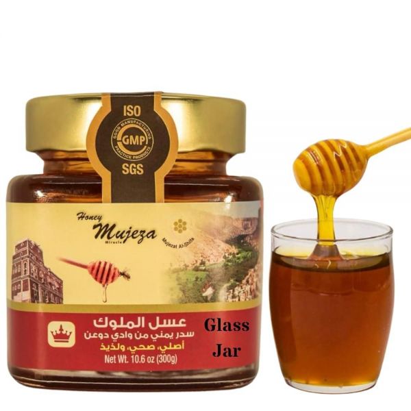 Raw Royal Honey 정통 예멘 도우아니 시드르 허니 글루텐 프리 100 생300g 10.6온스 2121084 : 선택의 자유