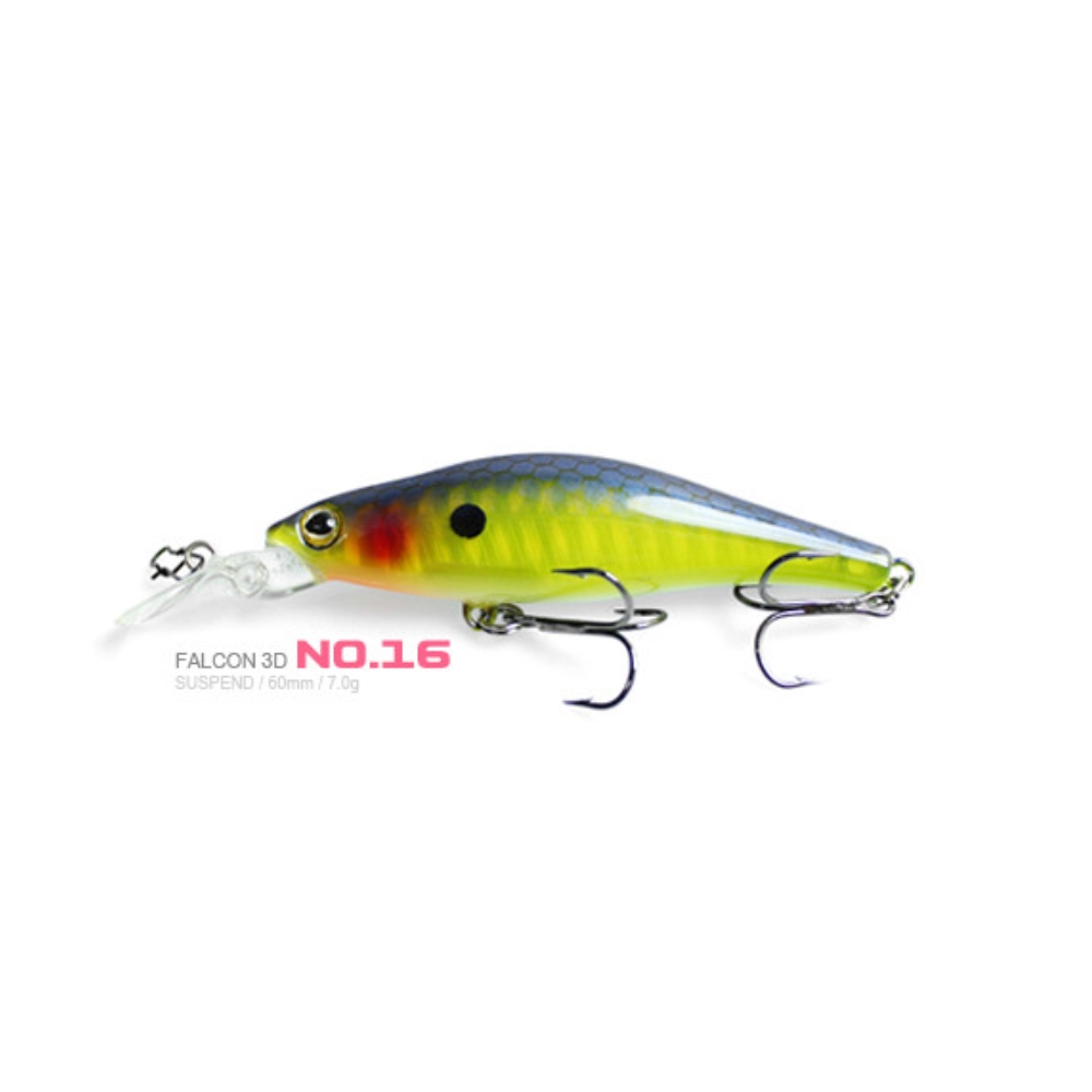 캣츠크로우 팔콘 3D 60SP 서스펜딩 쏘가리 미노우 16, 7g - 상세 이미지 3