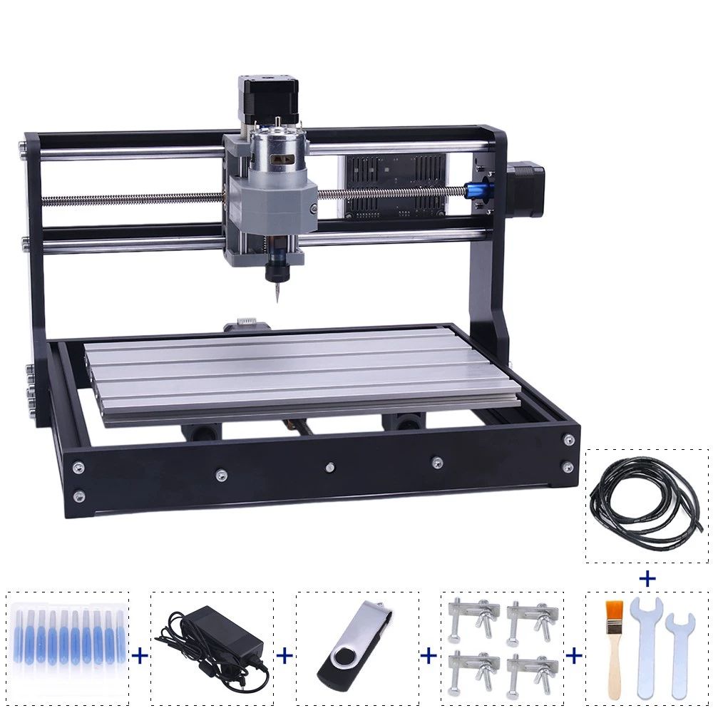 조각기 미니 CNC DIY 선반 목공예 조각 오프라인 - 상세 이미지 5