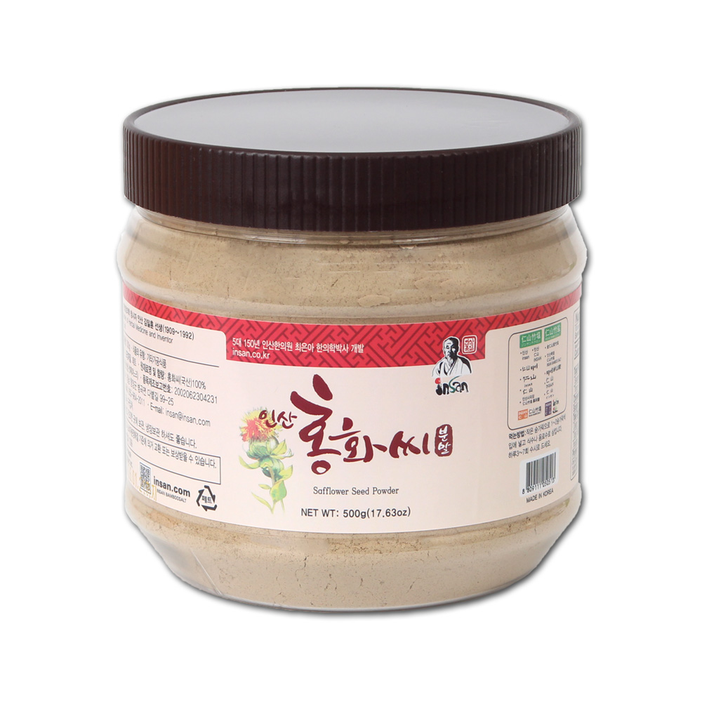 인산죽염 토종 홍화씨 분말 500g - 메인 이미지