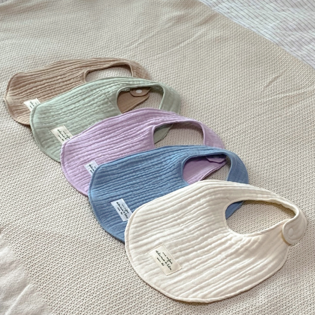 쁘띠 거즈빕 퓨어컬러