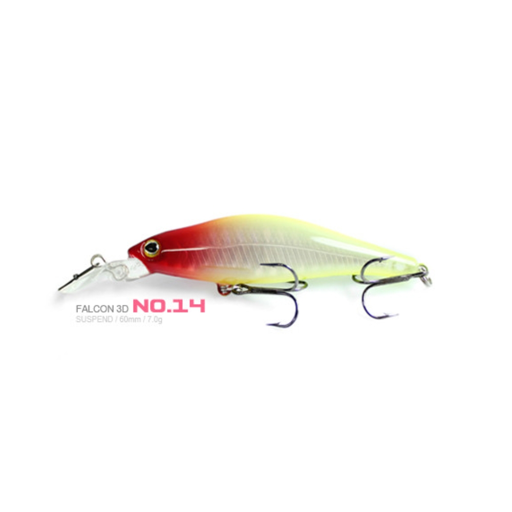 캣츠크로우 팔콘 3D 60SP 서스펜딩 쏘가리 미노우 14, 7g - 상세 이미지 3