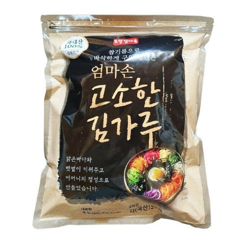 보령 엄마손 고소한 김가루 1kg 국산 대용량 업소용 - 상품 이미지