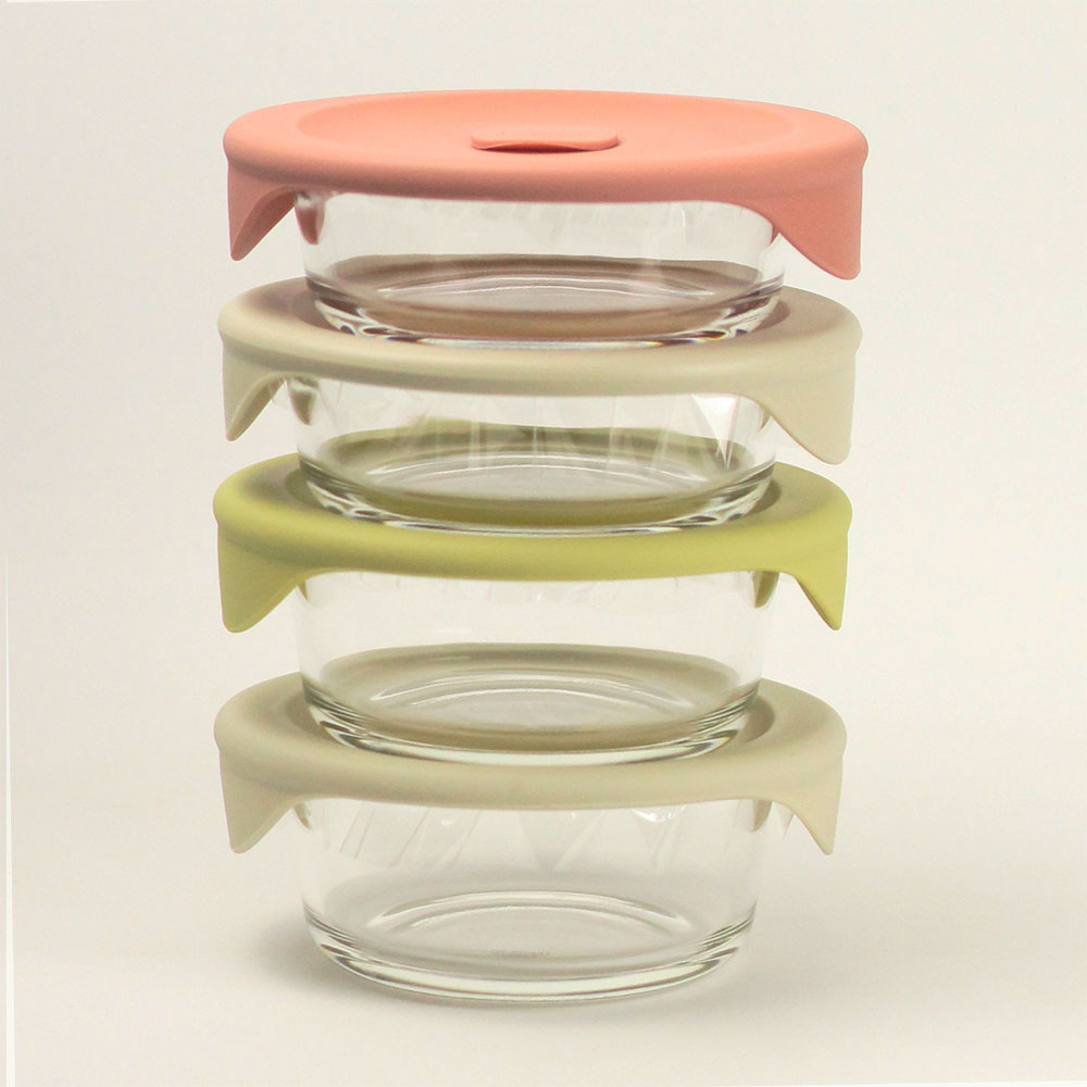 락앤락 전자렌지 냉동밥 보관 용기 내열유리 냉동실 소분 밥팩 4P세트