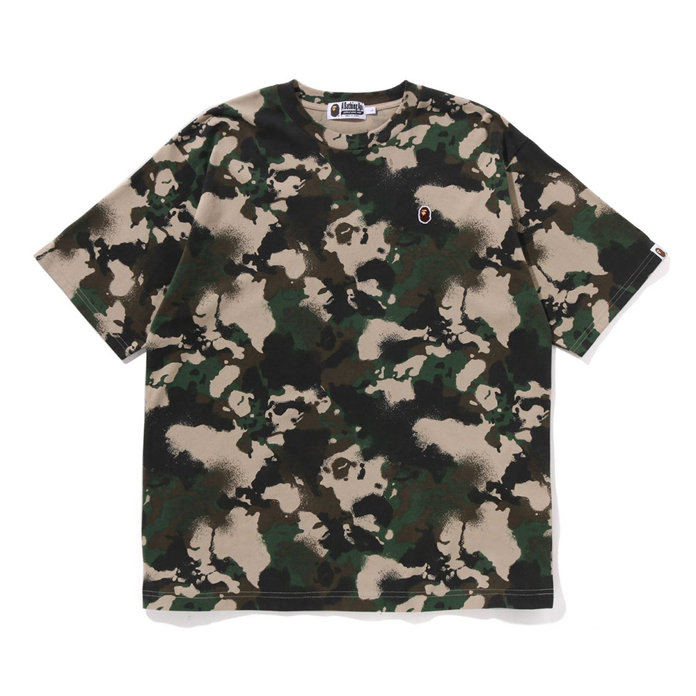 베이프 반팔티 MAP CAMO APE HEAD ONE POINT RELAXED FIT TEE 1L30-109-001 - 상세 이미지 3