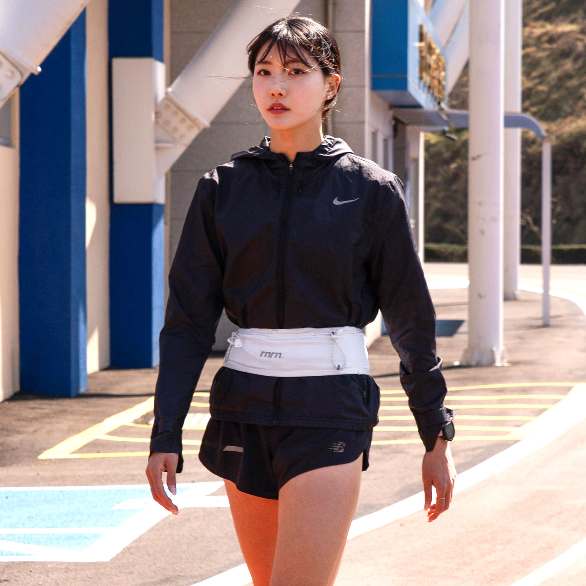 rnrn 러닝벨트 런닝가방 허리밴드 마라톤 힙색 플립밸트