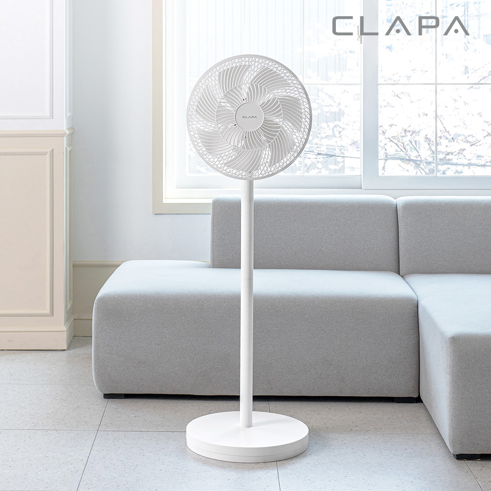 [배터리 분리형] 클래파 무선 선풍기 무소음 BLDC 스탠드 저소음 가정용