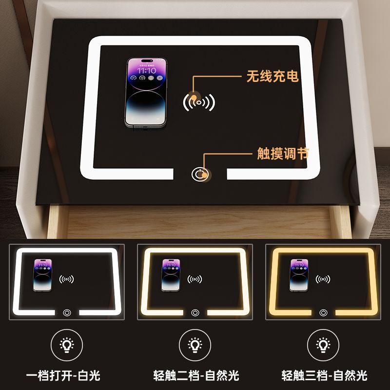 테이블 협탁 사이드 침대 틈새 무선 USB 스피커 침대협탁 스마트 - 상세 이미지 3