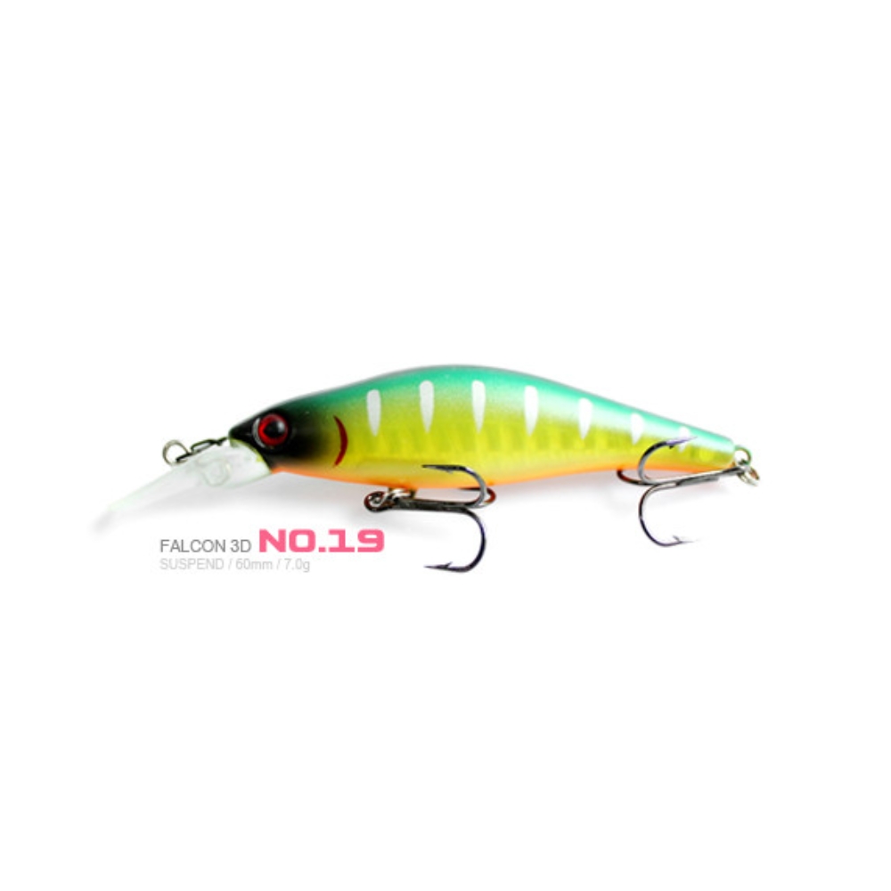 캣츠크로우 팔콘 3D 60SP 서스펜딩 쏘가리 미노우 19, 7g - 상세 이미지 3