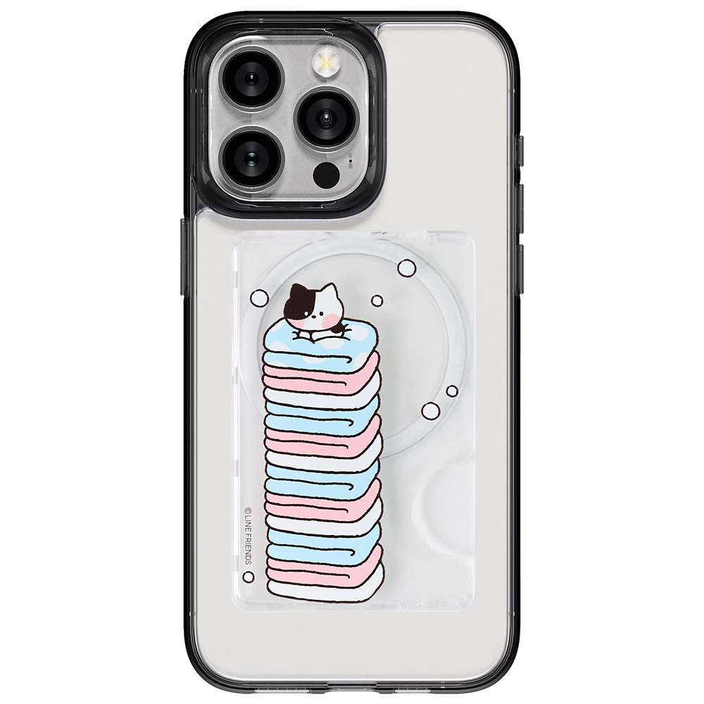 미니니 일상의 미니니 식빵 굽기 맥세이프 카드지갑 케이스