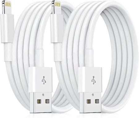 [해외]2023 에볼루션 모델 iphone 충전케이블 순정 Lightning 1.8M 2개세트 MFI 인증 충전기 라이트닝 iPhone