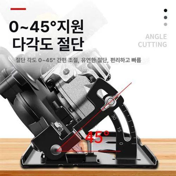 핸드그라인더 커버 목공 가이드 작업 연마기 집진 브라켓 간단한 각도 그라인더 브라켓가드 - 상세 이미지 3