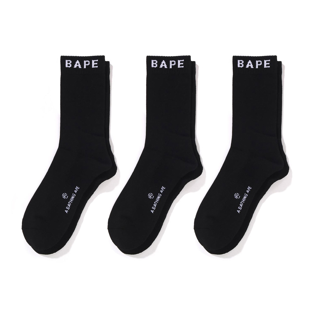 베이프 양말 SOCKS 3 PAIRS 1L30-184-004 - 상세 이미지 2
