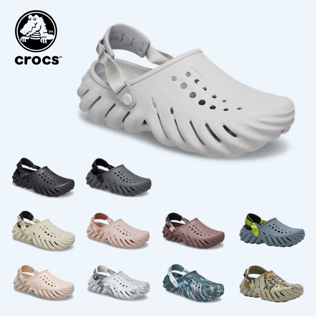 크록스 에코 클로그 시리즈 마블 엣지 여성 남성 샌들 슬리퍼