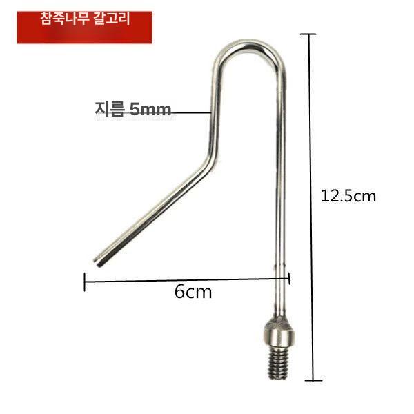 수초제거기 다기능 접는장대낫 갈코리 장대봉 심플 손잡이 소형 초승달 칼 - 상세 이미지 3