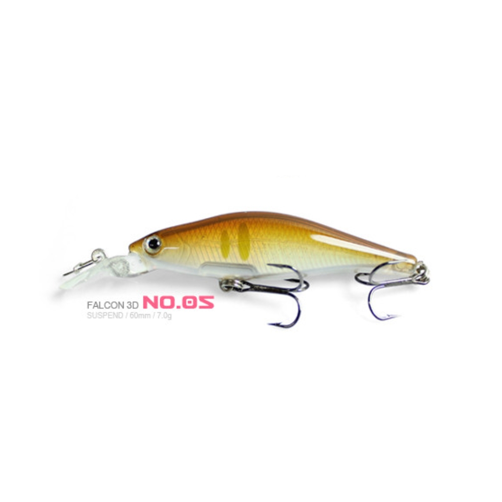 캣츠크로우 팔콘 3D 60SP 서스펜딩 쏘가리 미노우 05, 7g - 상세 이미지 3