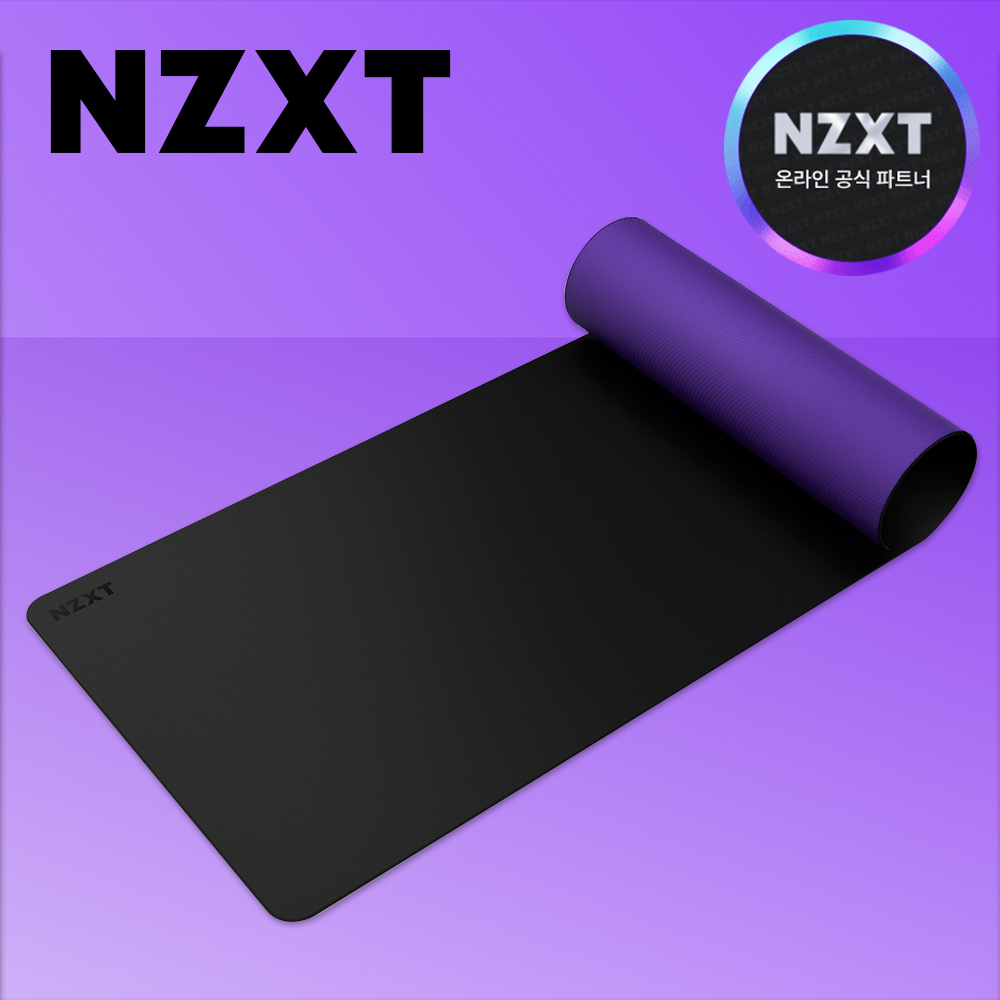 [국내정발] NZXT ZONE 게이밍 마우스패드 블랙, 2XL 장패드