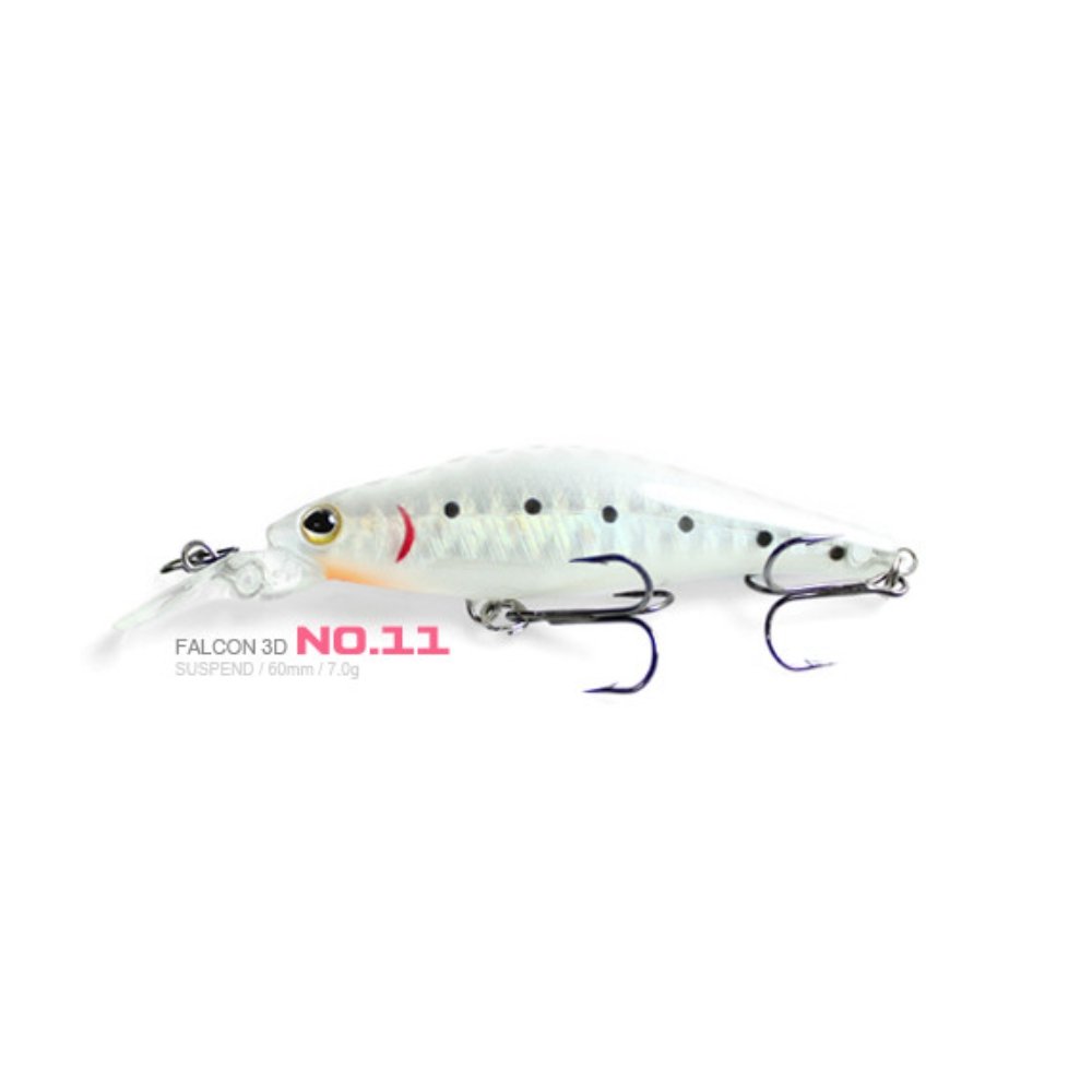 캣츠크로우 팔콘 3D 60SP 서스펜딩 쏘가리 미노우 11, 7g - 상세 이미지 3