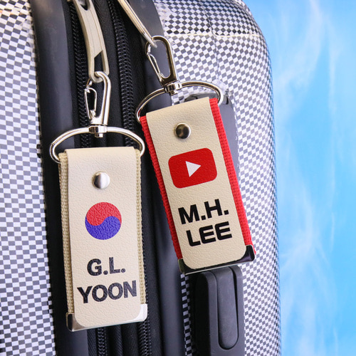 플리레더 골프 네임택 B형 캐디백 보스턴백 캐리어 단체제작 이름표 이미지 7