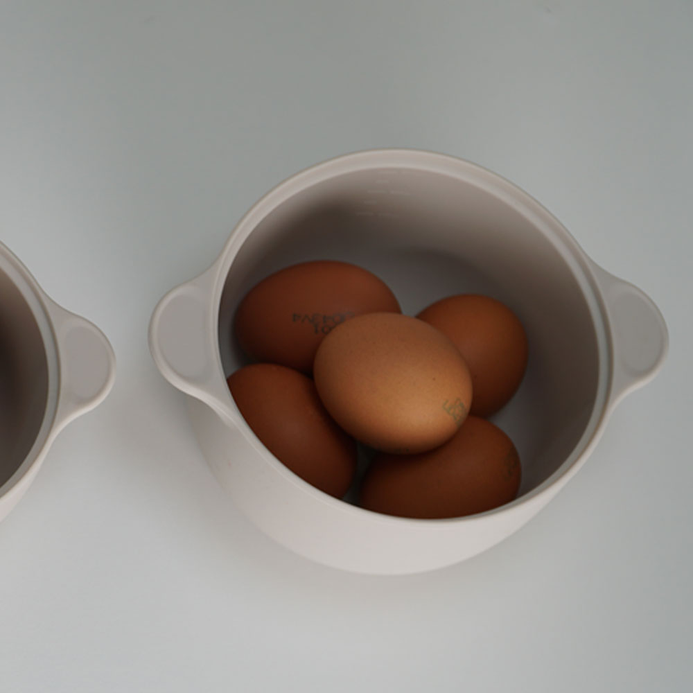 실리콘 계란찜기 전자렌지 에그쿠커 1인용 간편 요리 다용도 찜기 에그찜기 소형 계란찜용기 S 이미지 7