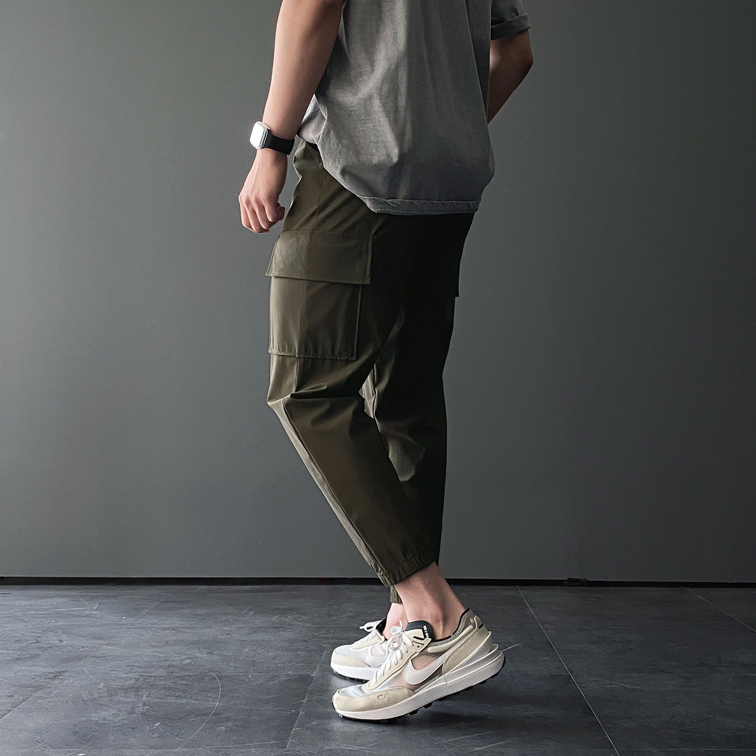 여름카고바지 남성냉장고바지 쿨팬츠 남자조거팬츠 - 상세 이미지 3