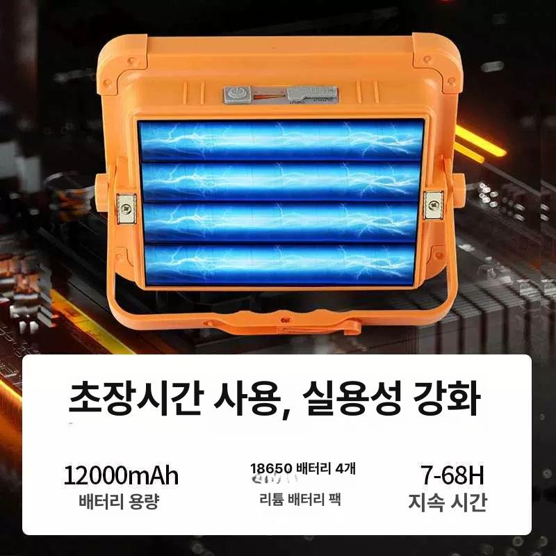 축제 야시장 백라이트 충전식 랜턴 야외 스탠드 조명 삼각대 텔레스코픽 스탠드어댑터 - 상세 이미지 3