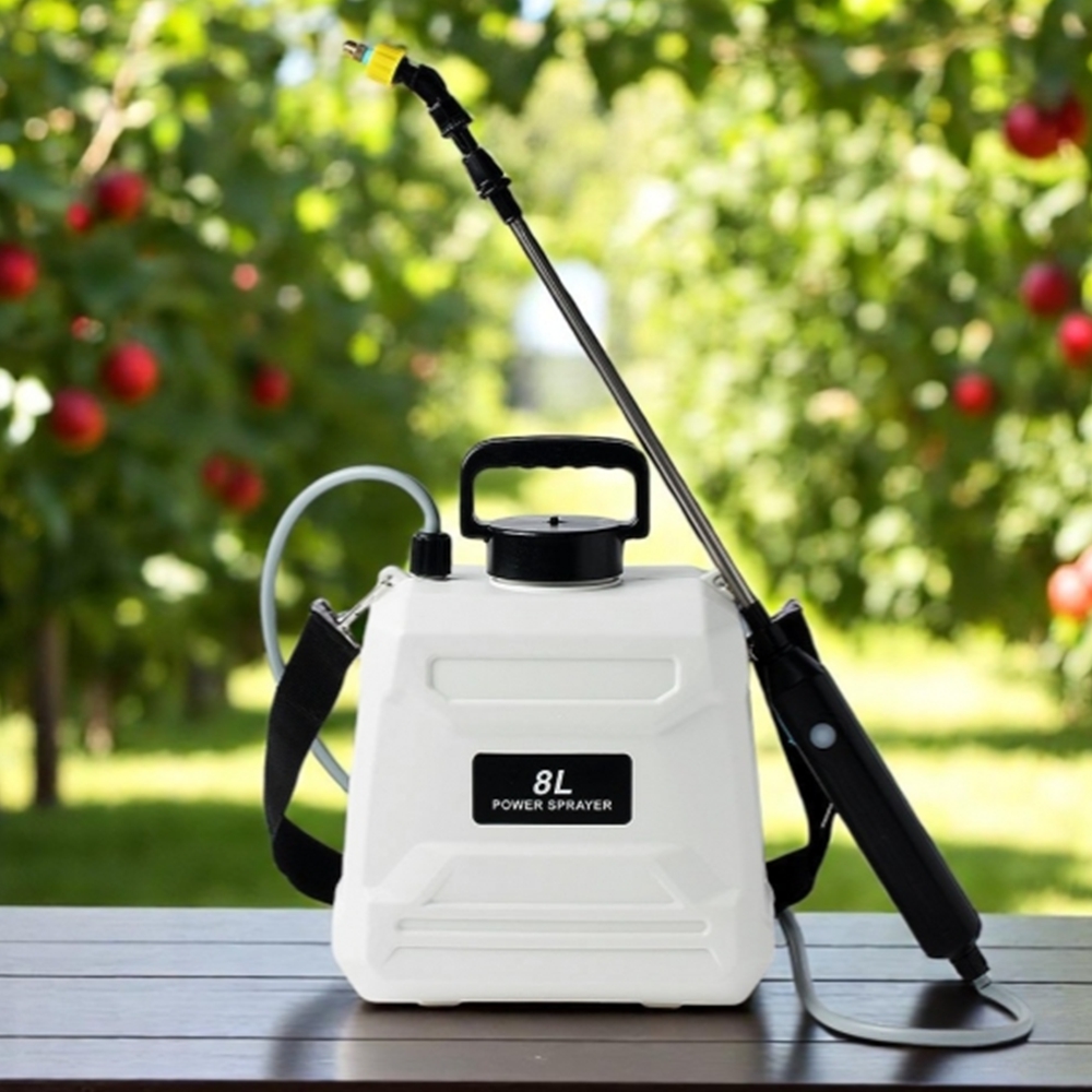 충전식 전동농약분무기 자동 원예 작물 살수 방역기 8L