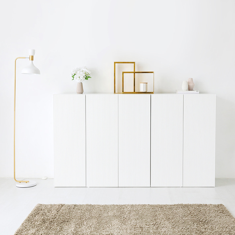 피크 2문 높은수납장 템바 795X415X1145MM, 2단, 화이트 3675.5730 - 상세 이미지 5