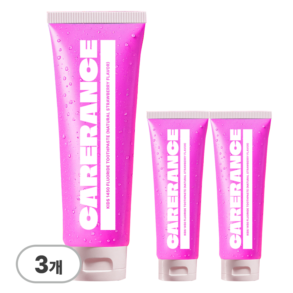 케어란스 키즈 1450 불소 어린이 치약 100g, 3개 - 상세 이미지 2