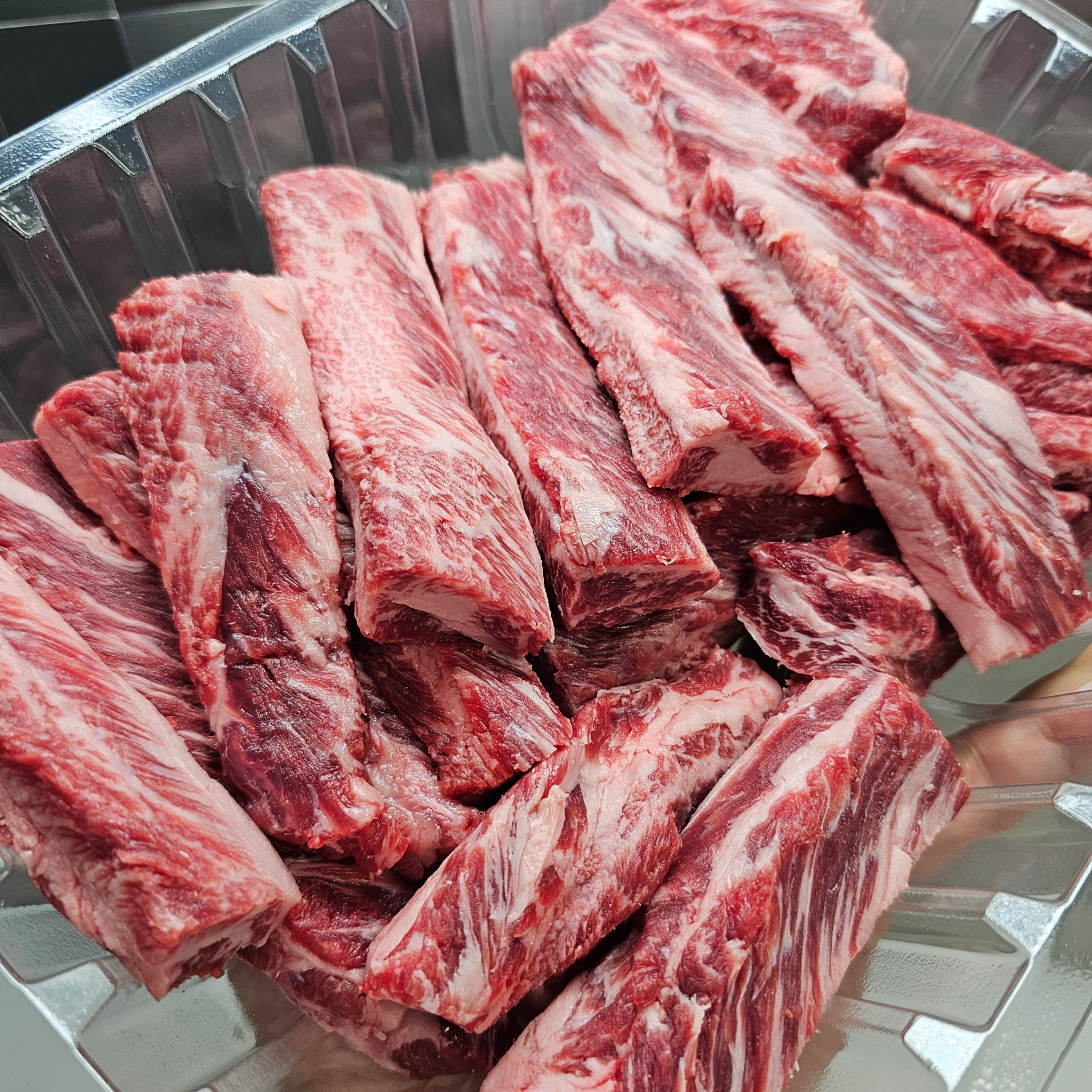 눈꽃 고마블링 소고기 와규 갈비살 늑간살 채끝 치마살 - 상품 이미지