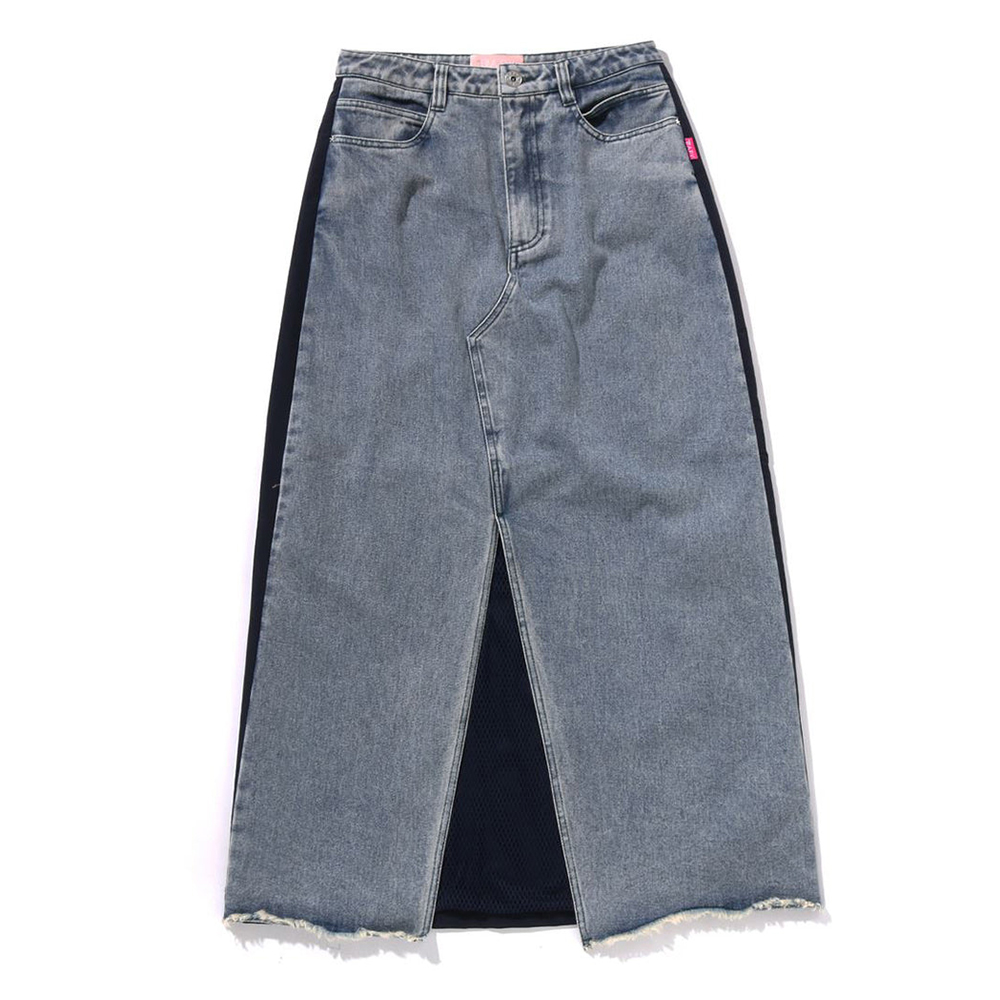 베이프 우먼즈 치마 BAPY FABRICMIXED SKIRT YL20-255-306 - 메인 이미지