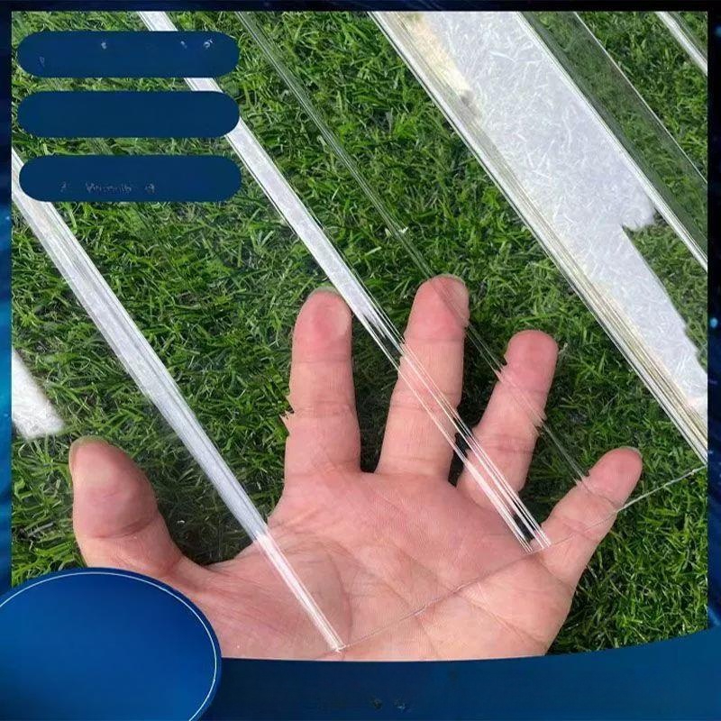 지붕판넬 골판렉산 투명 방수 폴리카보네이트 넥산 지붕축사 1미터 길이 0x0x0mm - 상세 이미지 2