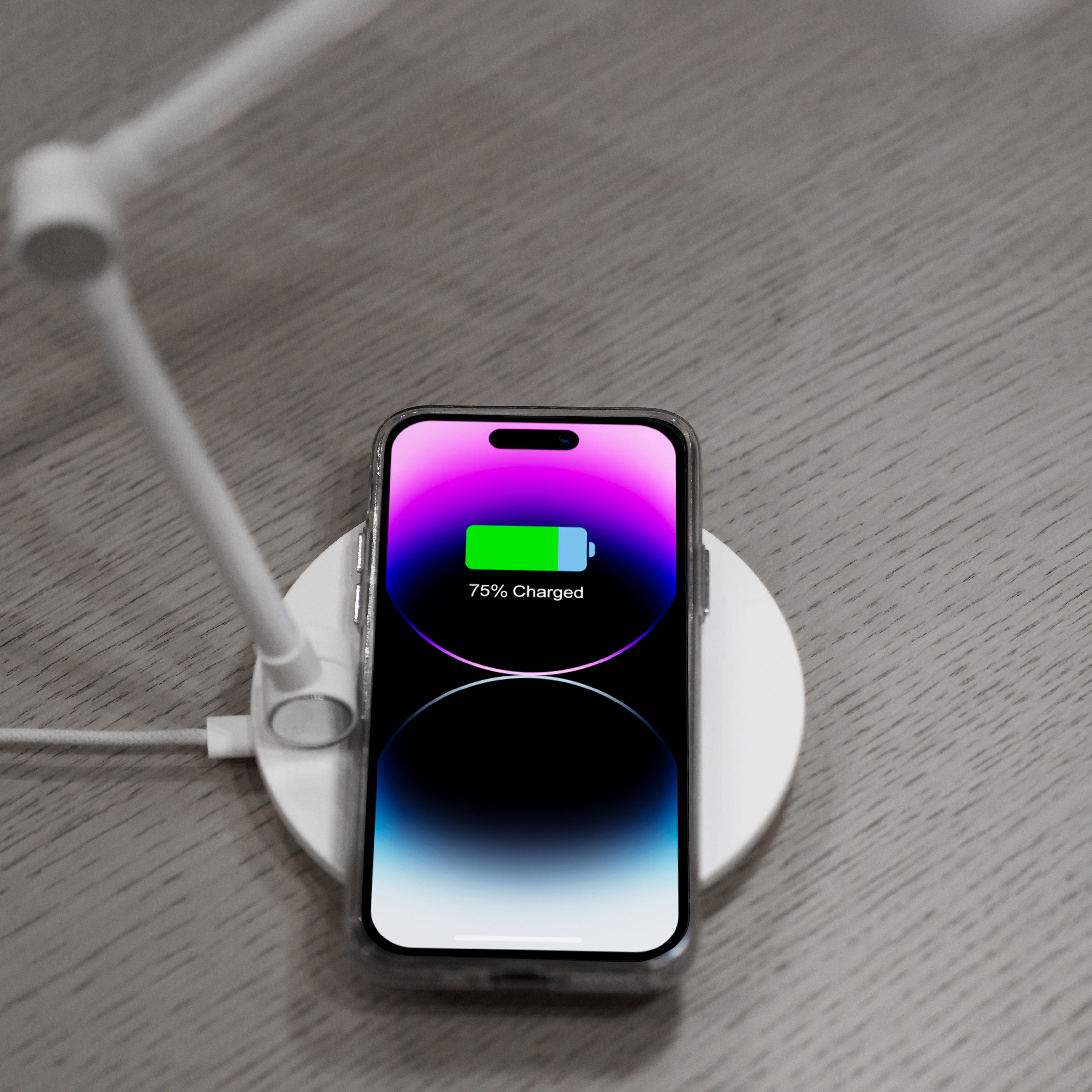 AX-T1 LED 무선 책상스탠드 독서등 탁상 침대조명 마그네틱 휴대폰충전 겸용 - 상세 이미지 5