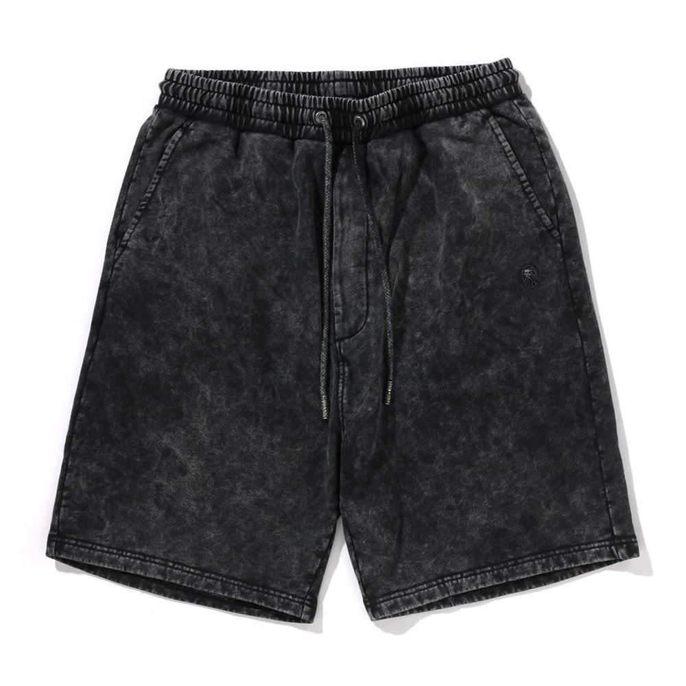 베이프 반바지 BLACK SWEAT SHORTS 1L30-153-333 - 상품 이미지