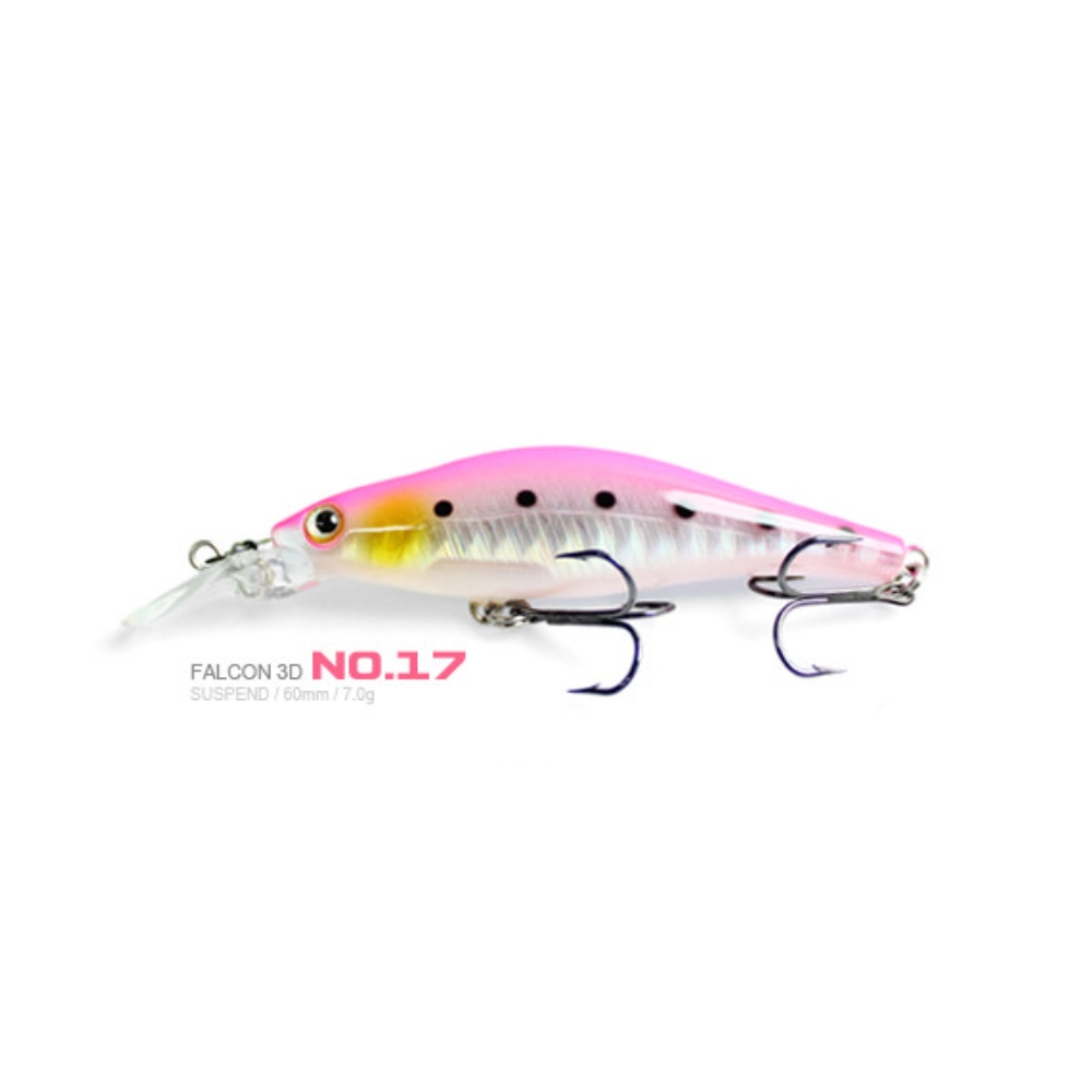 캣츠크로우 팔콘 3D 60SP 서스펜딩 쏘가리 미노우 17, 7g - 상세 이미지 3