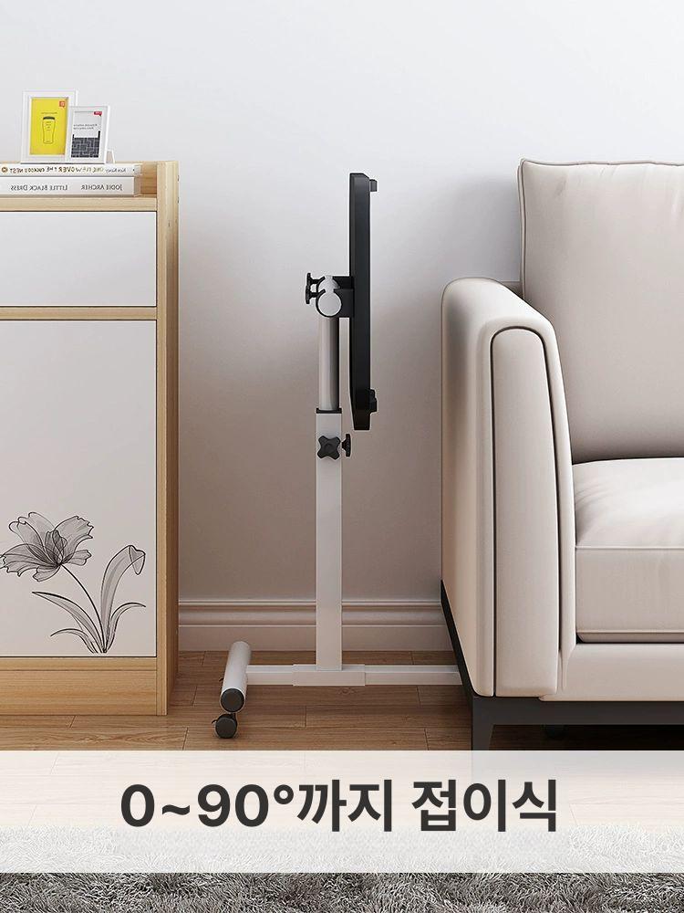 조수석 거치대 노트북 차량용 테이블 태블릿 심플 단판슬롯 없음 블랙 48x24 - 상세 이미지 5